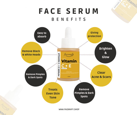 02 Face Serums Vitamin C & E Deal