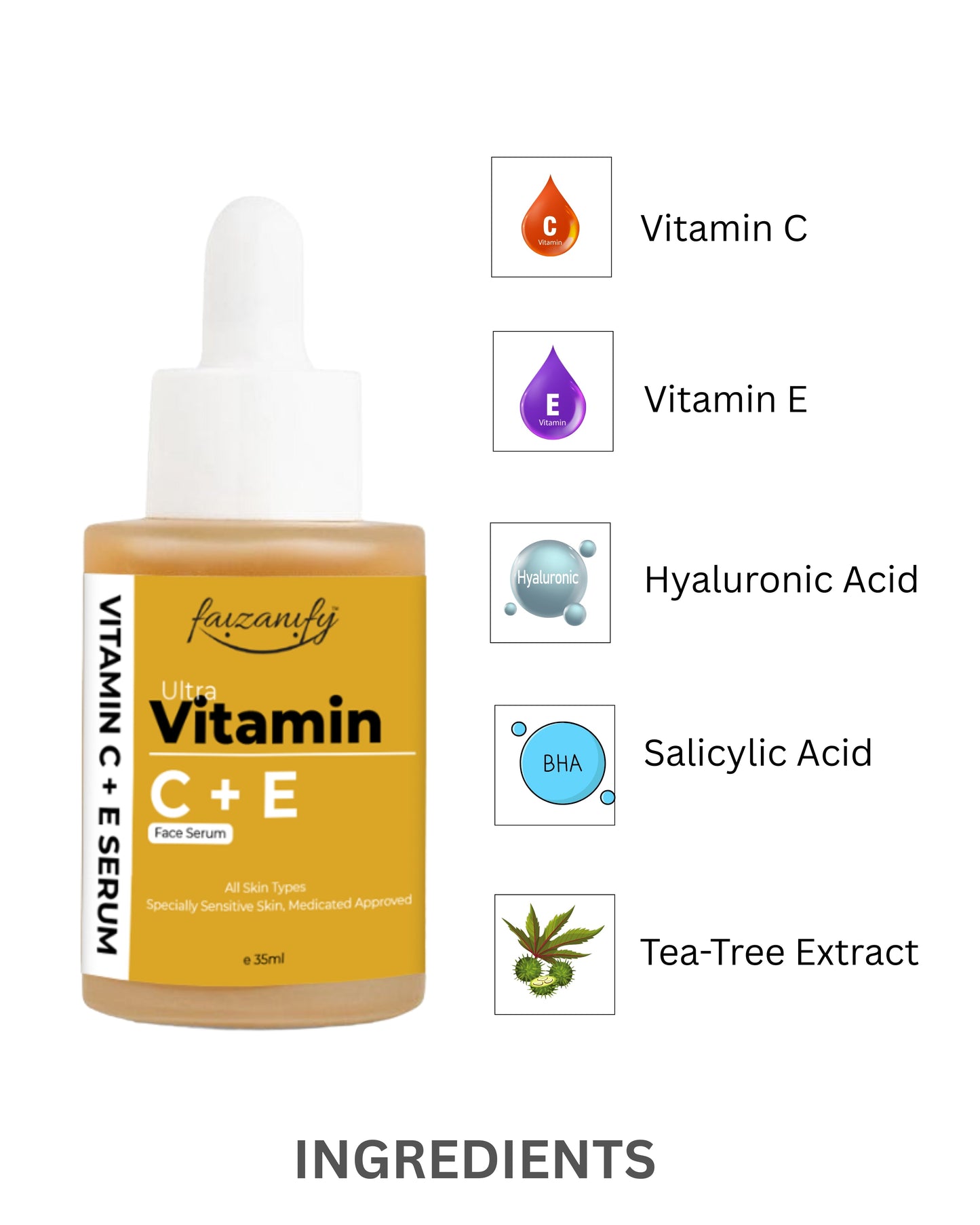 02 Face Serums Vitamin C & E Deal