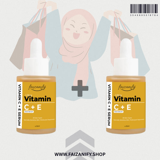02 Face Serums Vitamin C & E Deal